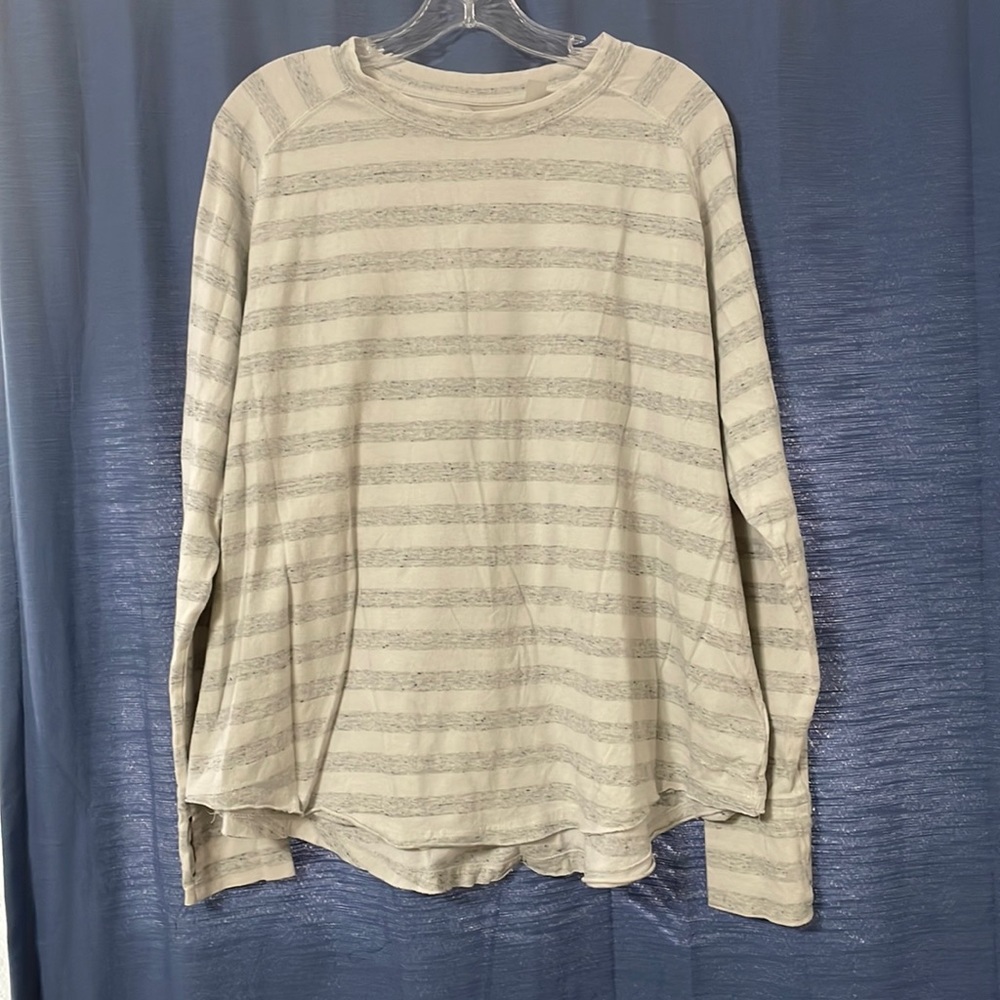 Zella Grey Striped Long sleeve
